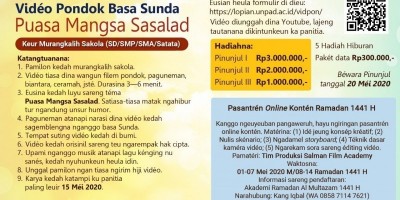 Sayembara Video Pondok Basa Sunda
