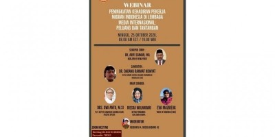 Webinar Peningkatan Kehadiran Pekerja Migran Indonesia di Lembaga Media Internasional